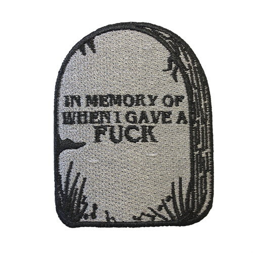 In Memory of when I gave a Fuck - Aufn�her