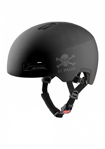 FC St. Pauli - Totenkopf Haarlem, Fahrradhelm