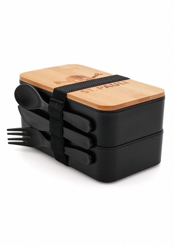 FC St. Pauli - Totenkopf, Lunchbox mit Besteck