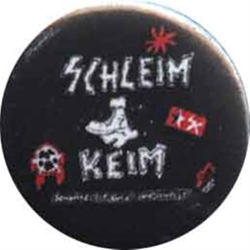 Schleimkeim - Schwarz Rot Gold Nie Gewollt - Button