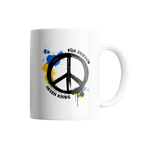 Ukraine - F�r Frieden gegen Krieg, Tasse