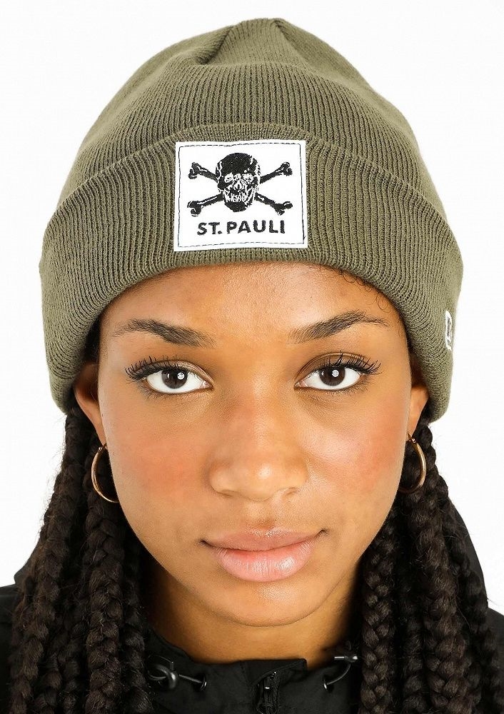 FC St. Pauli - New Era Totenkopf, M�tze Beanie