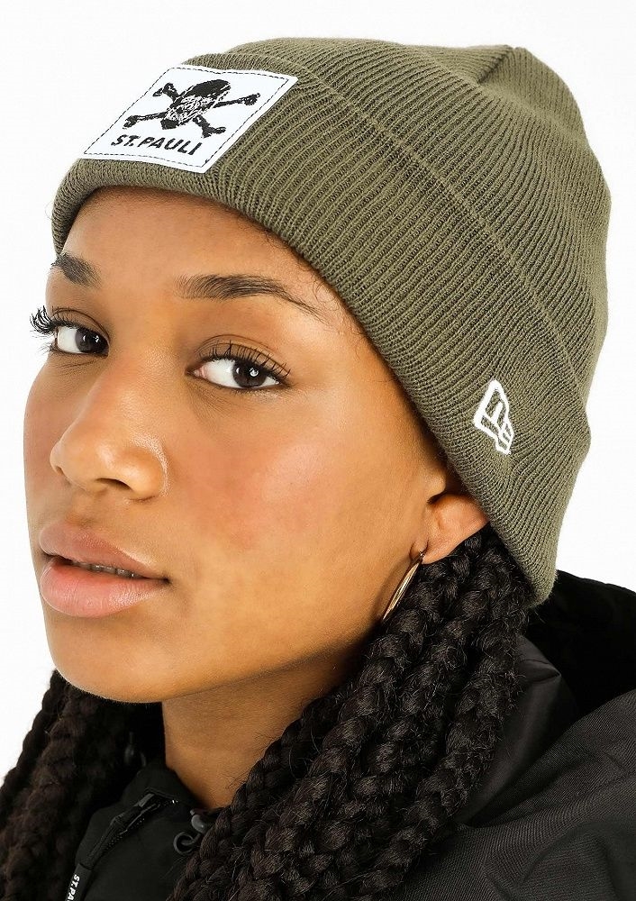 FC St. Pauli - New Era Totenkopf, M�tze Beanie