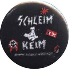 Schleimkeim - Schwarz Rot Gold Nie Gewollt - Button